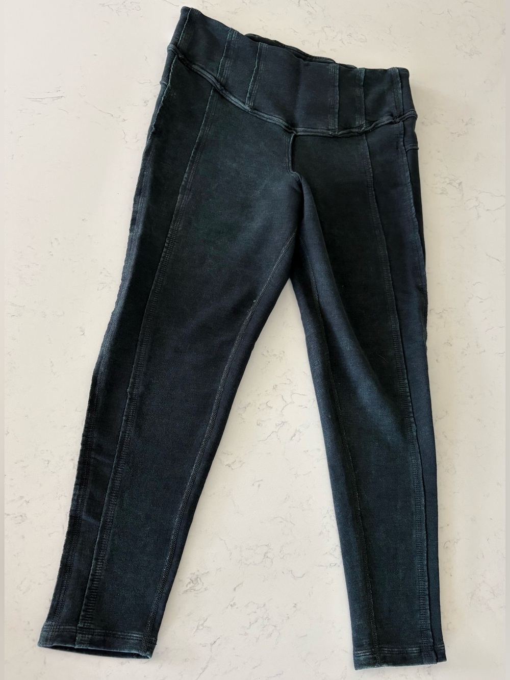 FP Movement by Free People Charcoal High-Rise Seam-Front Leggings